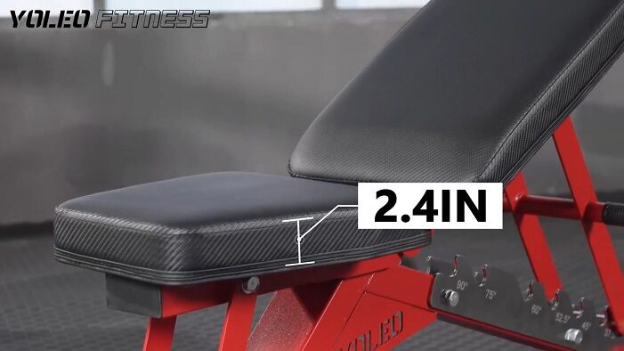 padding of yoleo commercial weight bench