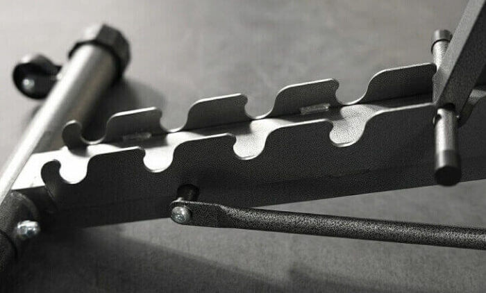 finer form multi-functional fid weight bench adjustment system