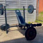 Front view of Ancheer Olympic Weight Bench