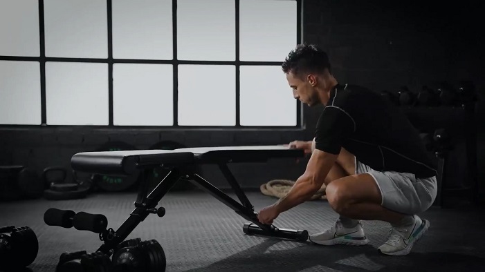 flybid weight bench in flat Flybird adjustable weight bench in flat